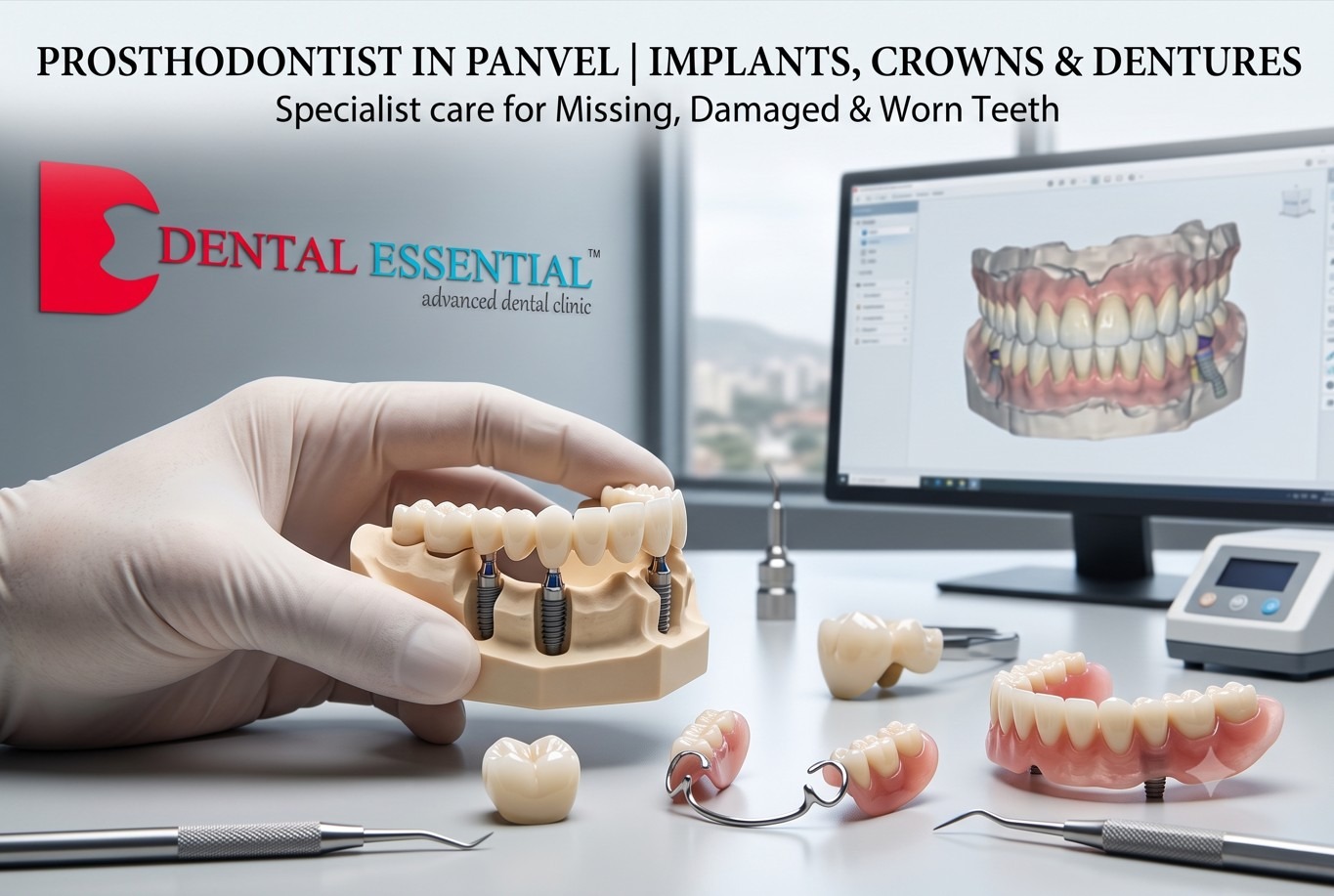 Prosthodontist in Panvel: Specialist Care for Missing, Damaged and Worn Teeth
